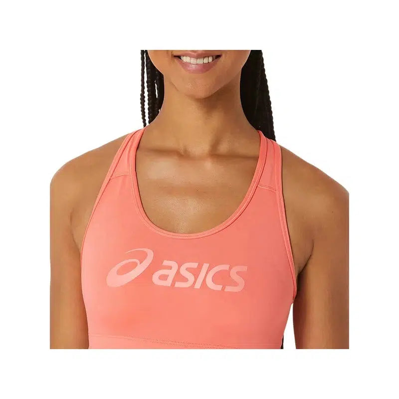 Asics Women's Core Logo Bra- Pixel Pink-Asics