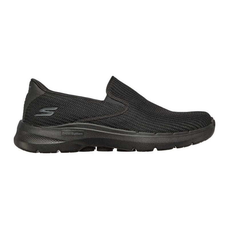 Skechers Men's Go Walk 6 Road Walking Shoes - Black/Black-Skechers