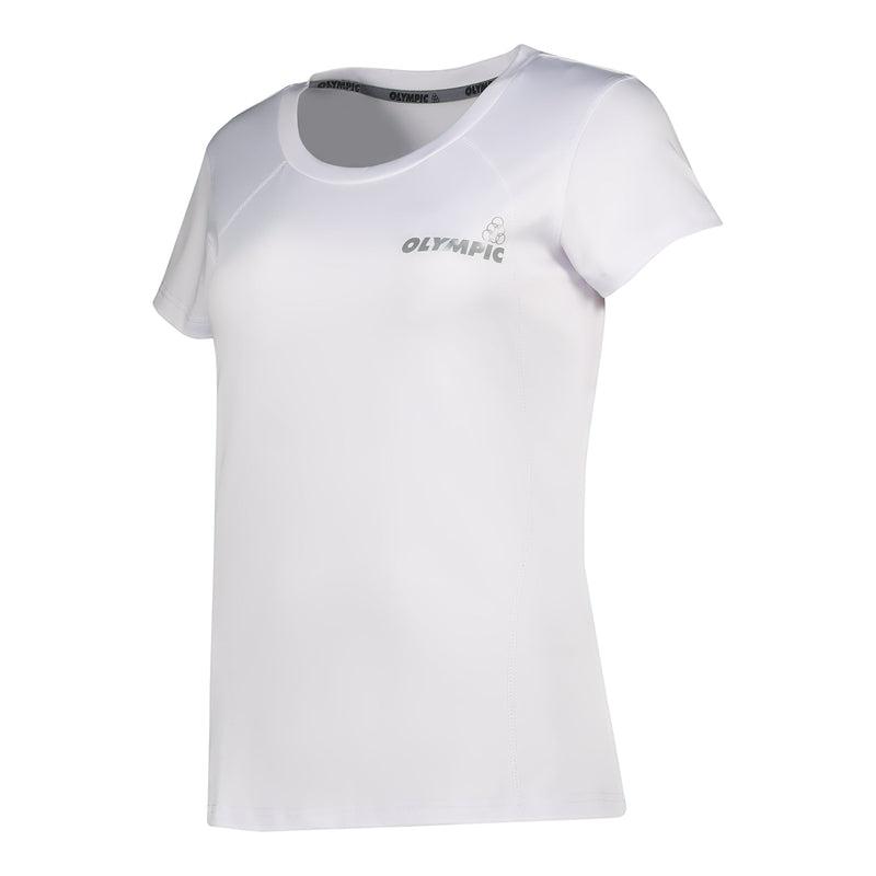 Olympic Women's Short Sleeve Technical Tee – White-Olympic