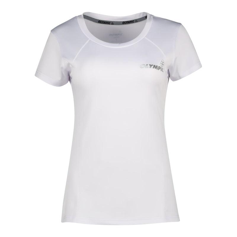 Olympic Women's Short Sleeve Technical Tee – White-Olympic
