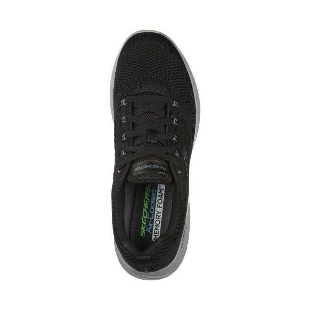 Men&#39;s Bounder Road Walking Shoes - Black/Grey-Skechers