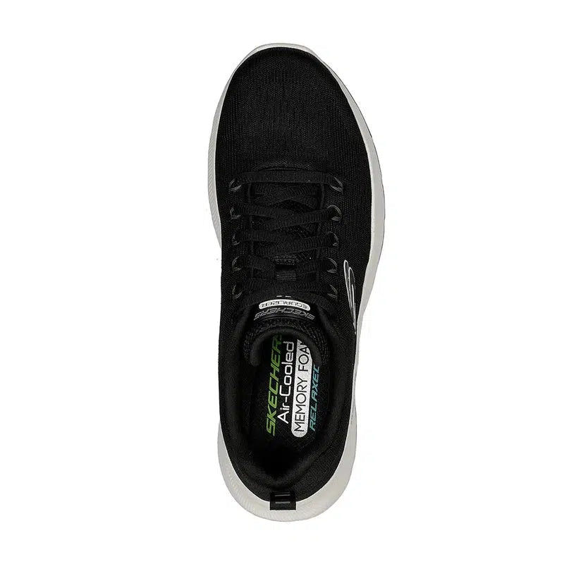 Skechers Men&#39;s Equalizer 5.0 Road Walking Shoes-BLACK/WHITE-Skechers
