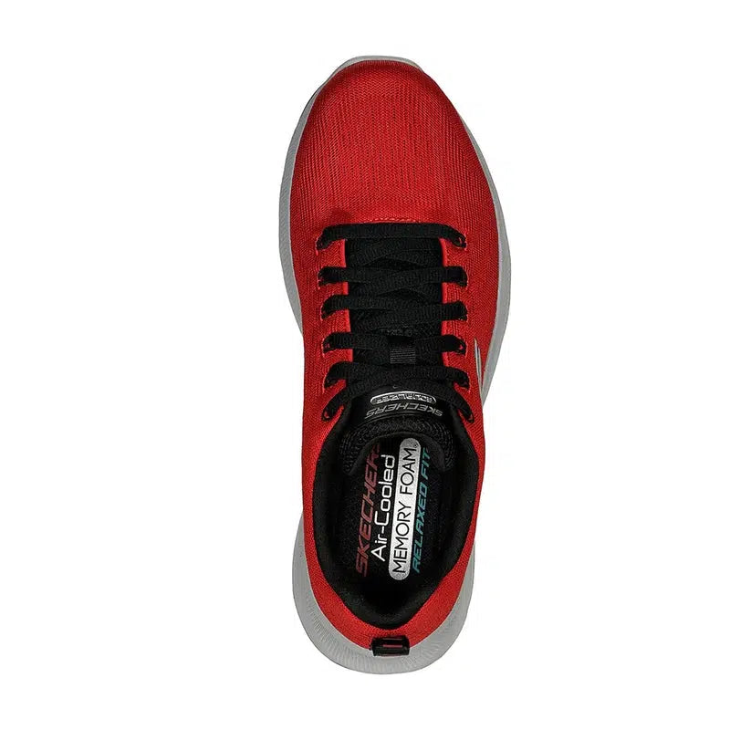 Skechers Men&#39;s Equalizer 5.0 Road Walking Shoes-RED/BLACK-Skechers
