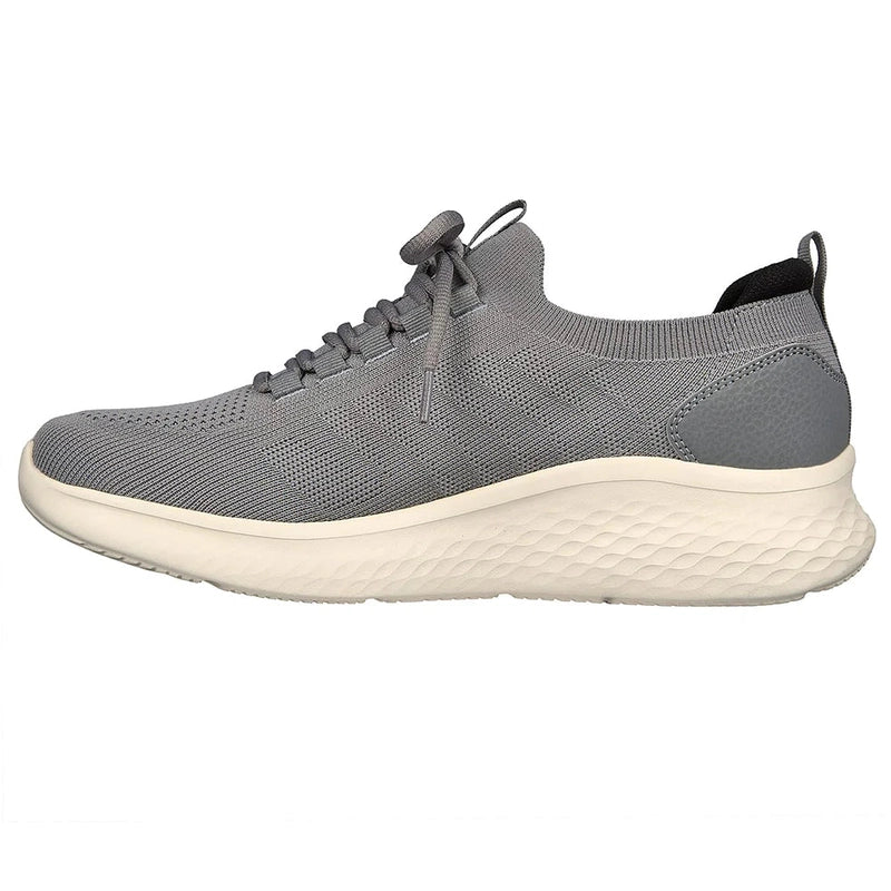 Skechers Men's Skech-Lite PRO Road Walking Shoes -Gray Black-Skechers