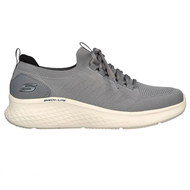 Skechers Men&#39;s Skech-Lite PRO Road Walking Shoes -Gray Black-Skechers