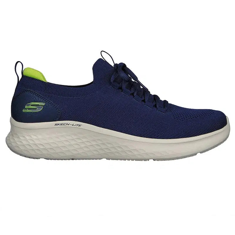 Men s Skech Lite PRO Navy Lime The Athlete s Foot