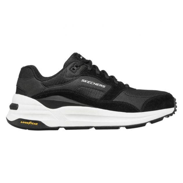Skechers Men's Global Jogger Road Walking Shoes - Black/White-Skechers