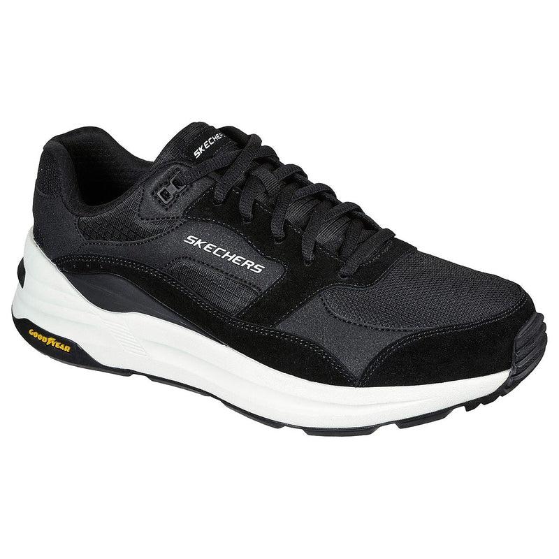 Skechers Men&#39;s Global Jogger Road Walking Shoes - Black/White-Skechers