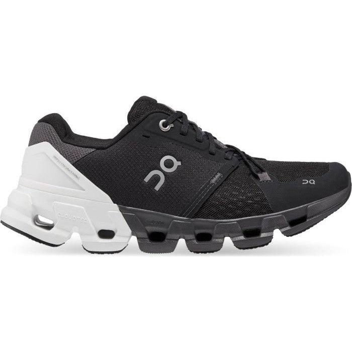 ON Women&#39;s CloudFlyer 4.0 Fit Road Running Shoes - Black/White-On