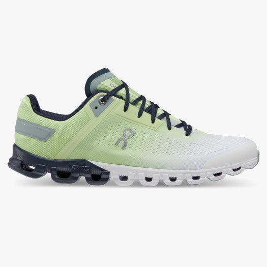 ON Women&#39;s Cloudflow 3 Road Running Shoes-Meadow/White-On
