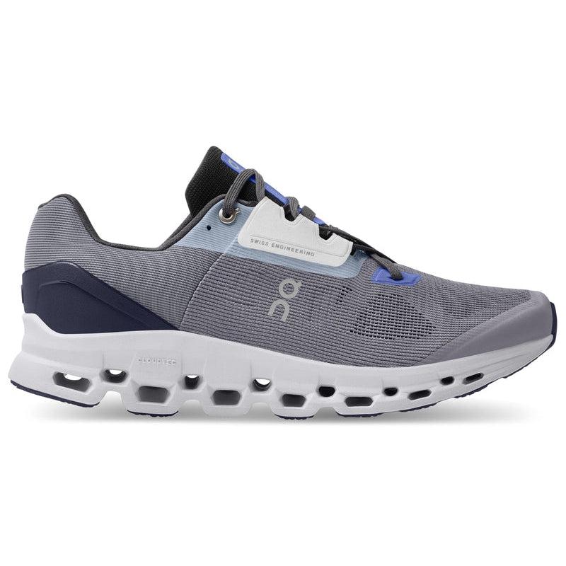 ON Men&#39;s Cloudstratus 2 Road Running Shoes - Fossil/Midnight-On