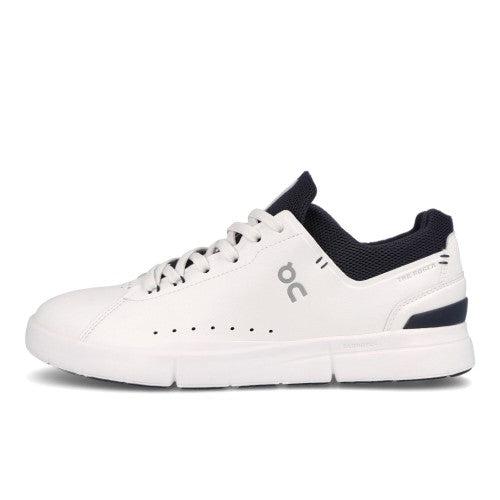 ON Men&#39;s CloudRoger Advantage Court Shoes-White/Midnight-On
