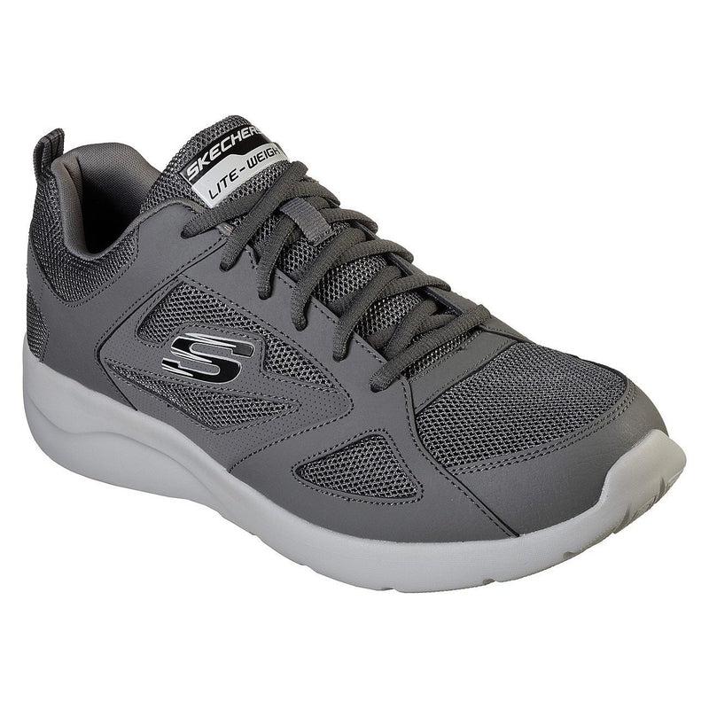 Skechers Men&#39;s Dynamight 2.0 FallFord Road Walking Shoes-Charcoal/Black-Skechers