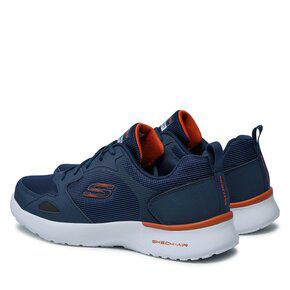Skechers Men's Skech-Air Dynamight Athleisure Shoes - Navy/Orange-Skechers