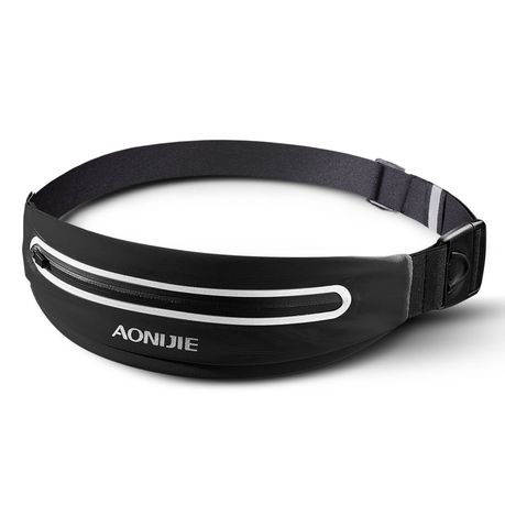 AONIJIE PHONE RUNNING WAIST BELT - BLACK-AONIJIE
