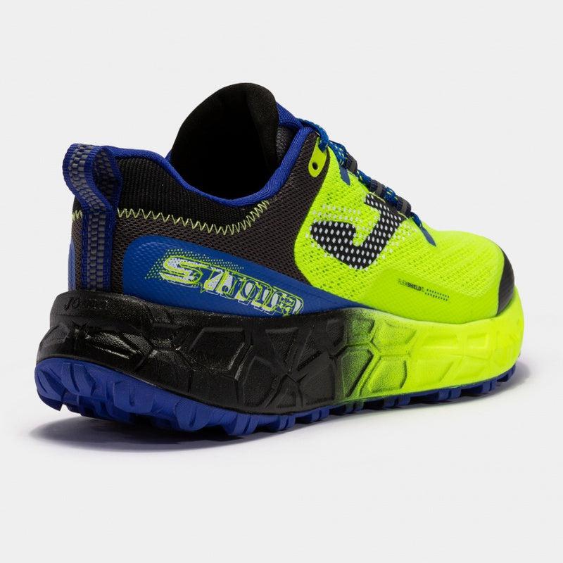 Joma Men&#39;s TK Sima Trail Running Shoes - Green Fluor/Black(2211)-Joma