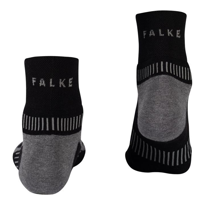 Falke Stride Anklet Sock - Black-Falke