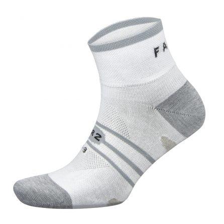 Falke Silver Run Sock - White/MidGrey-Falke