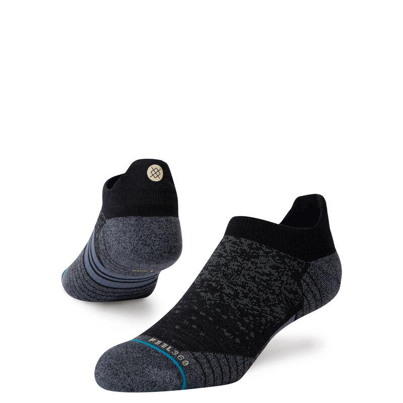 Stance Run Wool Tab ST Socks - Black-Stance