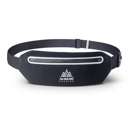 AONIJIE PHONE RUNNING WAIST BELT - BLACK-AONIJIE