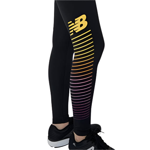 New Balance Reflective Accelerate Tight - Black-New Balance