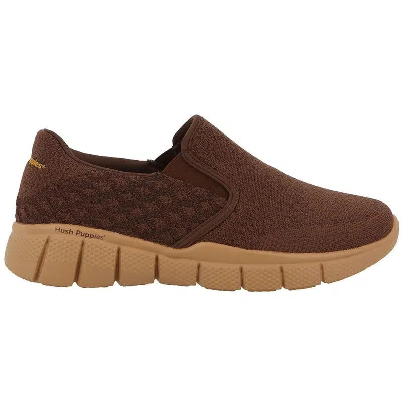 Hush Puppies Men's Equally Slip On Knit Casual Walking Shoes - Capuccino-Hush Puppies