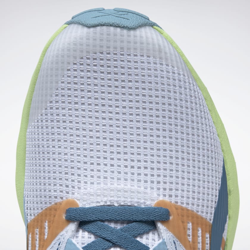 Reebok Women&#39;s Energen Tech Plus Road Running Shoes - Ftwr White/Energy Glow/Blue Pearl-Reebok