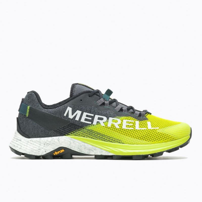 Merrell Men&#39;s MTL Long Sky 2 Trail Running Shoe -HI VIZ/JADE-Merrell