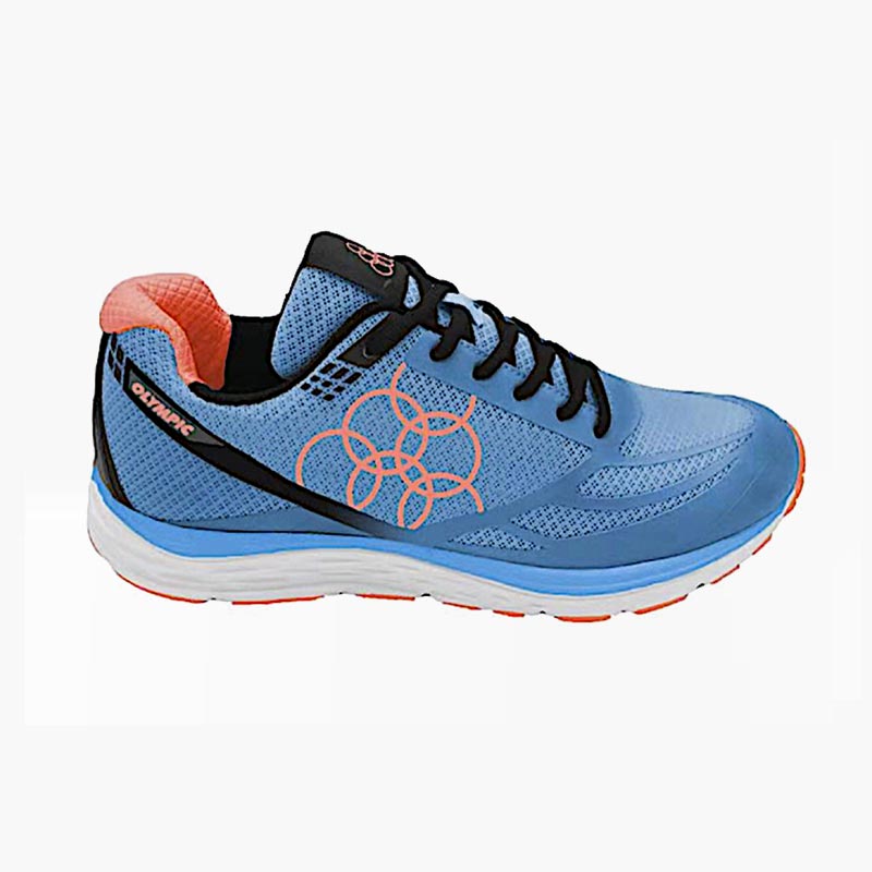 Olympic Women&#39;s Bounce Road Running Shoes - Blue Sky/Salmon (31.OCW529E)-OLYMPIC