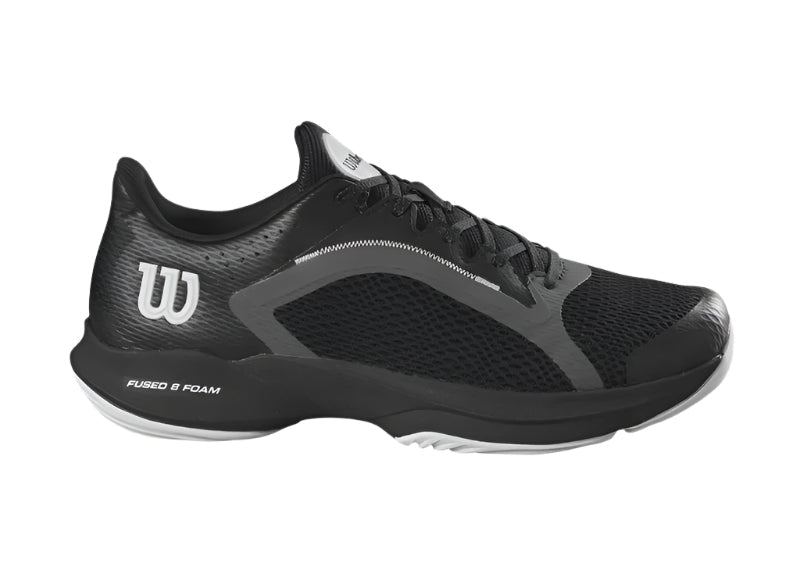 WILSON MENS HURAKN 2.0 PADEL SHOE - BLK/WHT/EBONY-Wilson