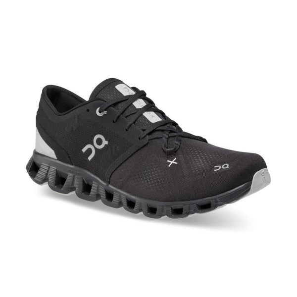 ON Men&#39;s Cloud X 3.0 Road Running Shoes-Black-On