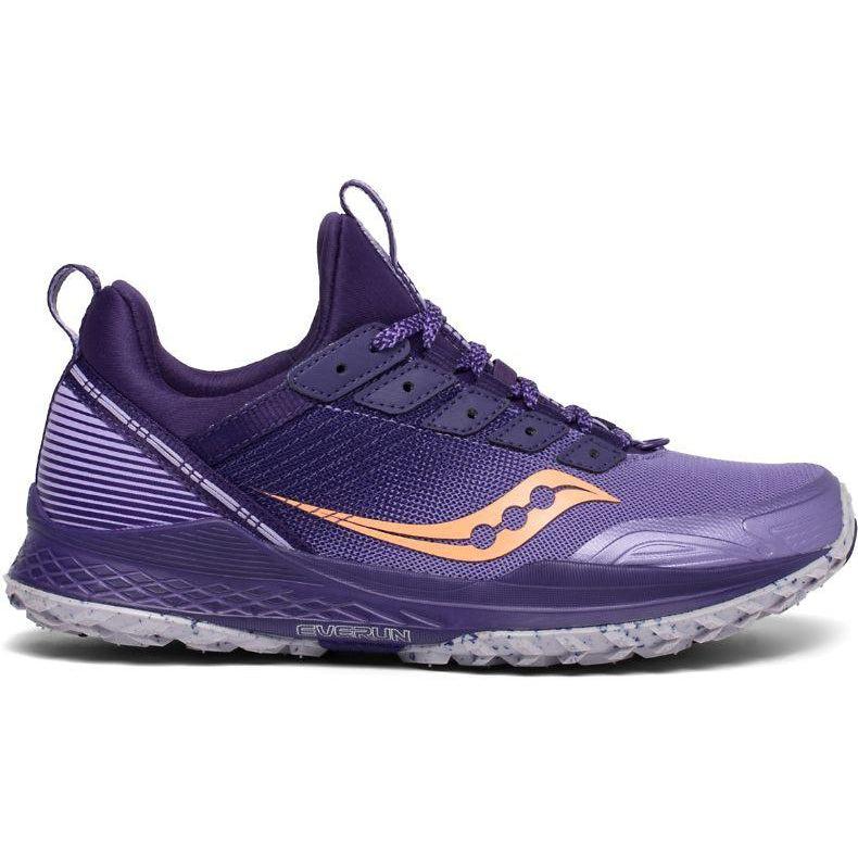 Saucony Women&#39;s Mad River TR Trail Running Shoes-Purple/Peach-Saucony