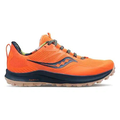 Saucony Women's Peregrine 12 Trail Running Shoes - Campfire Story / Orange-Saucony