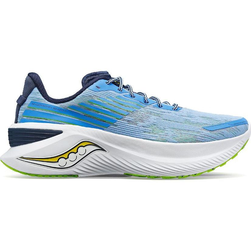 Saucony Women&#39;s Endorphin Shift 3 Road Running Shoes- Ether/Bleu Clair-Saucony