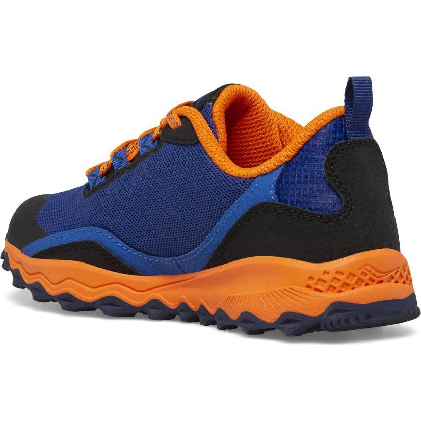 Saucony Kids Peregrine 12 Boys Trail Running Shoes-Navy/Orange-Saucony