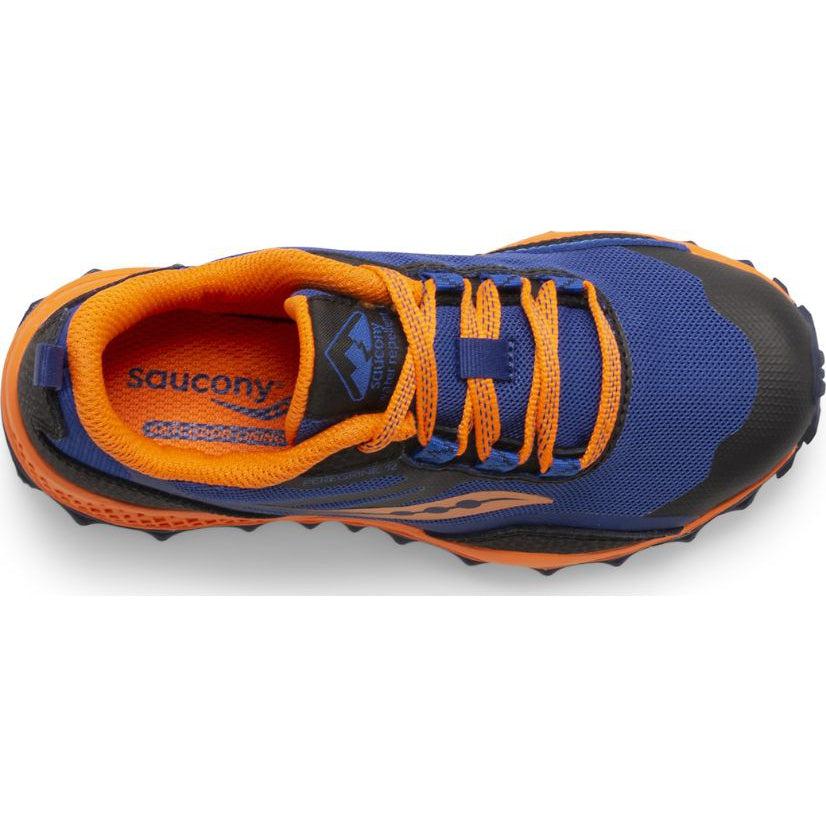 Saucony Kids Peregrine 12 Boys Trail Running Shoes-Navy/Orange-Saucony