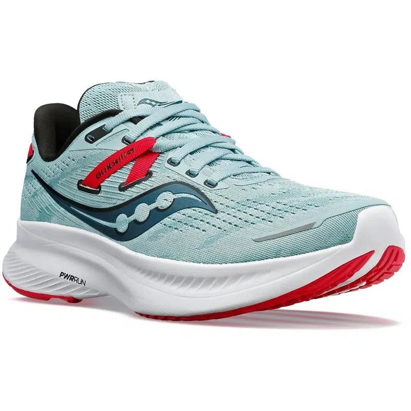 Saucony Women's Guide 16 Road Running Shoes -MINERAL/ROSE-Saucony