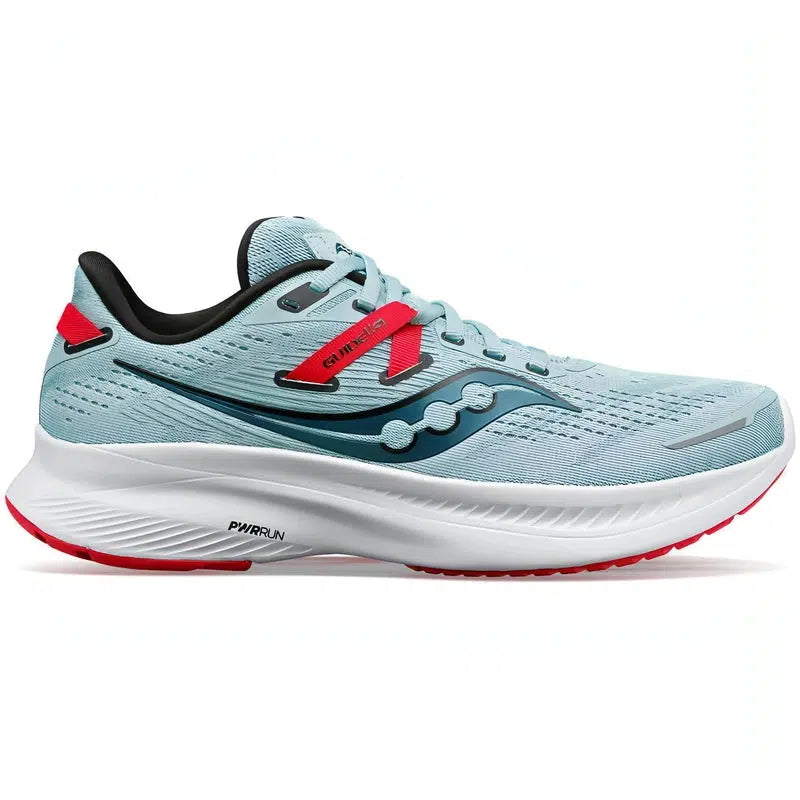 Saucony Women's Guide 16 Road Running Shoes -MINERAL/ROSE-Saucony