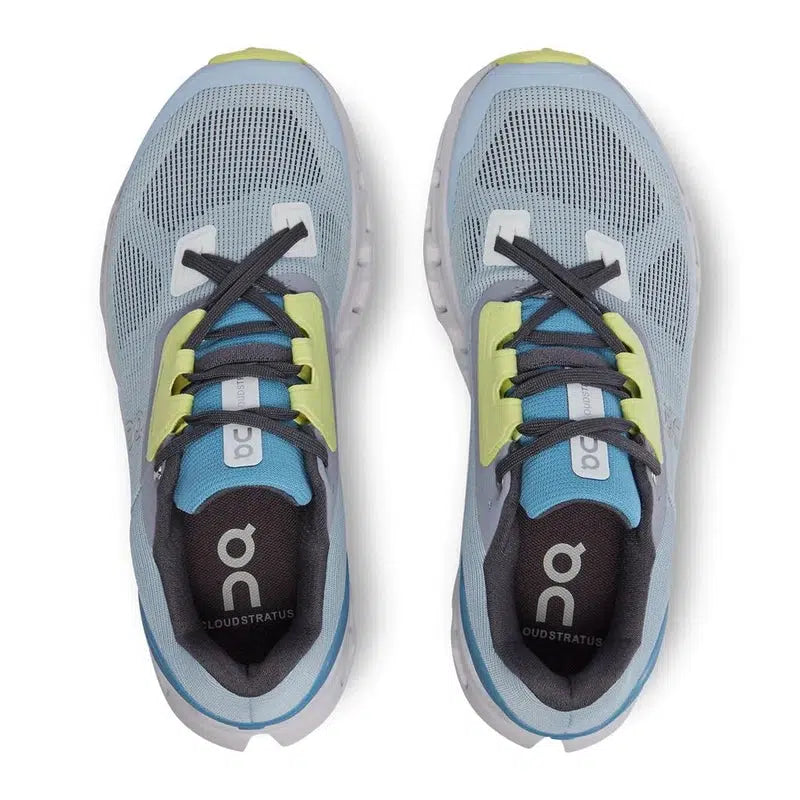 ON Women&#39;s Cloudstratus 2.0 Road Running Shoes- Chambray/Lavender-On
