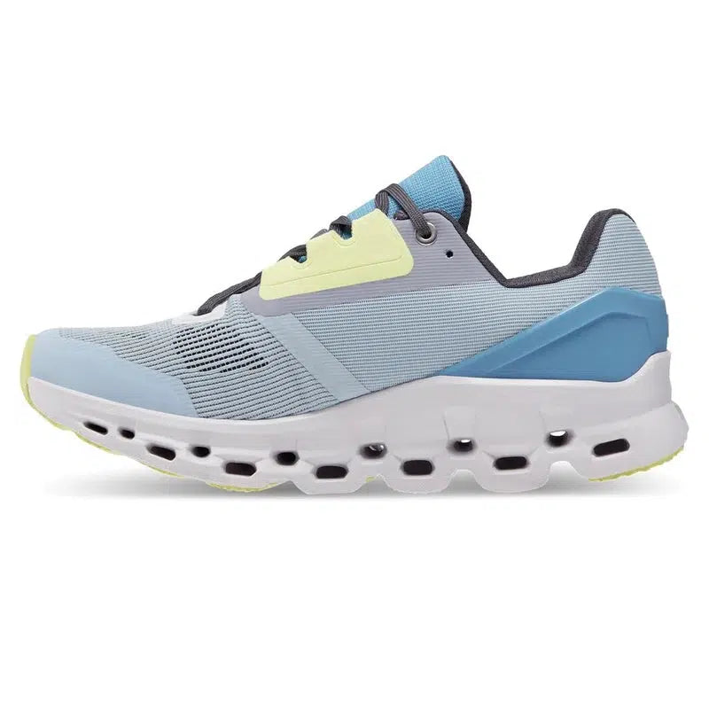 ON Women's Cloudstratus 2.0 Road Running Shoes- Chambray/Lavender-On