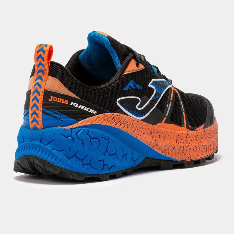 Joma Men&#39;s TK Kubor Trail Running Shoes - Black/Orange Flour(2201)-Joma