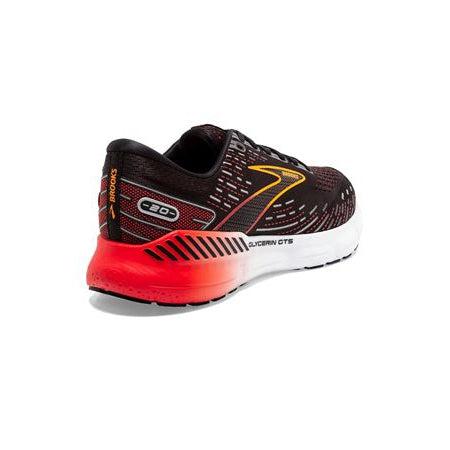 Brooks Men&#39;s Glycerin 20 GTS Road Running Shoes-Black / Orange-Brooks