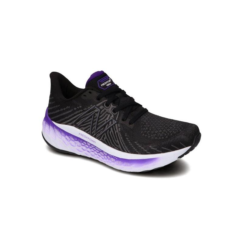 New Balance Women&#39;s Fresh Foam X Vongo v5 (D) Road Running Shoes - Black/Purple-New Balance