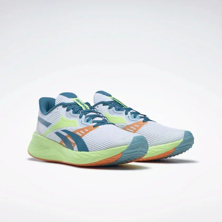 Reebok Women's Energen Tech Plus Road Running Shoes - Ftwr White/Energy Glow/Blue Pearl-Reebok