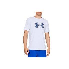 Under Armour Men&#39;s Big Logo Short Sleeve - White-Under Armour