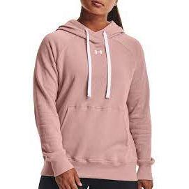 Under Armour Women&#39;s Rival Fleece HB Hoodie - Pink-Under Armour