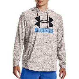 Under Armour Men's Rival Terry Logo Hoodie - Light Heather-Under Armour