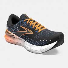 Brooks Men's Glycerin GTS 20 Road Running Shoes -Black/Blue/Orange-Brooks