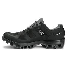 ON Women&#39;s CloudVenture Waterproof Trail Running Shoes - Black/Graphite-On
