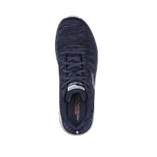 Skechers Men&#39;s Front Runner -Track Road Walking Shoes- Navy/Grey-Skechers